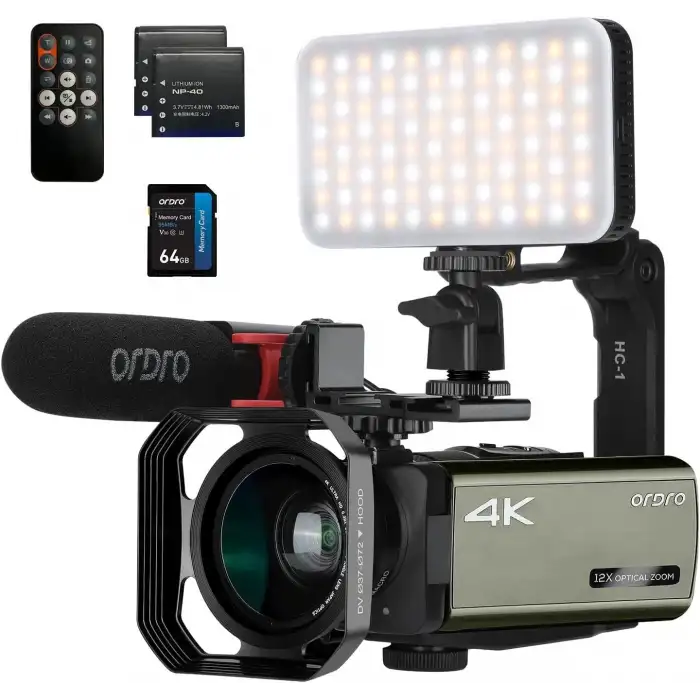 ORDRO AX65 Canlı Yayın Kamerası Video Kamera Full HD 60FPS - 4K