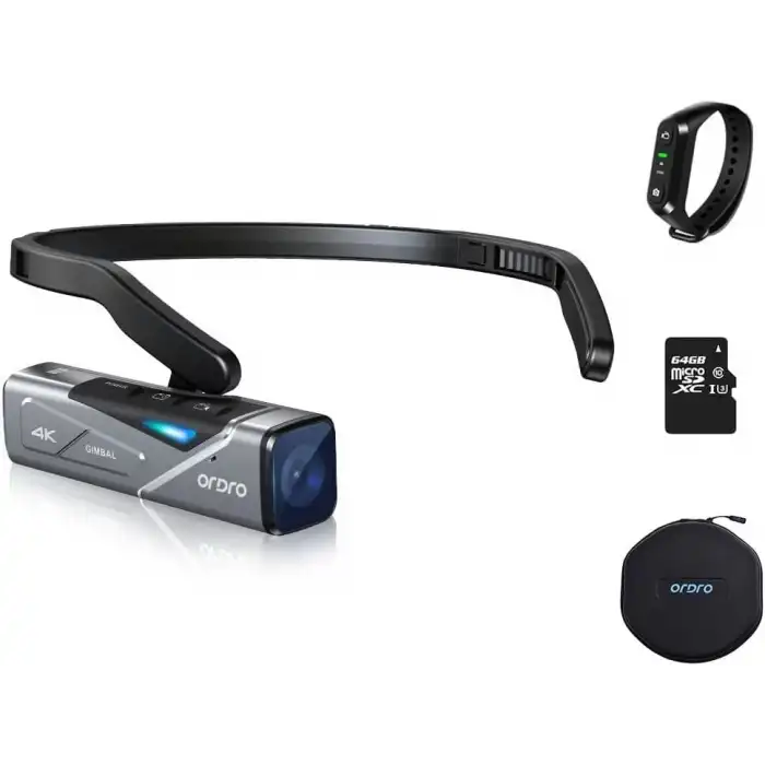 ORDRO EP7 4K 60FPS Kamera Başa Monte Video Kamera
