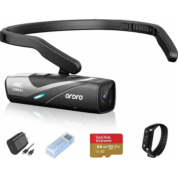 ORDRO EP8 4K Başa Monte Video Kamera, Ultra HD 4K 60FPS