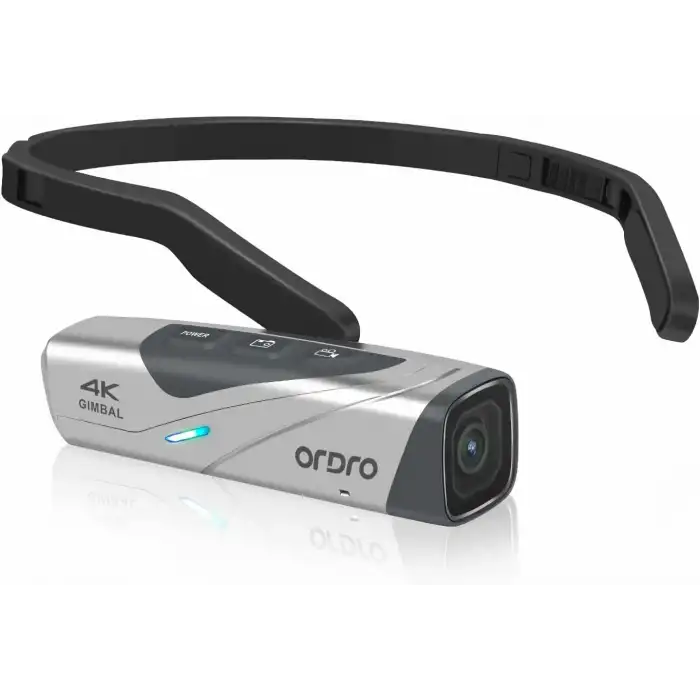 ORDRO EP8 Giyilebilir Video Kamera Eller Serbest POV Yakalama Ultra HD 4K