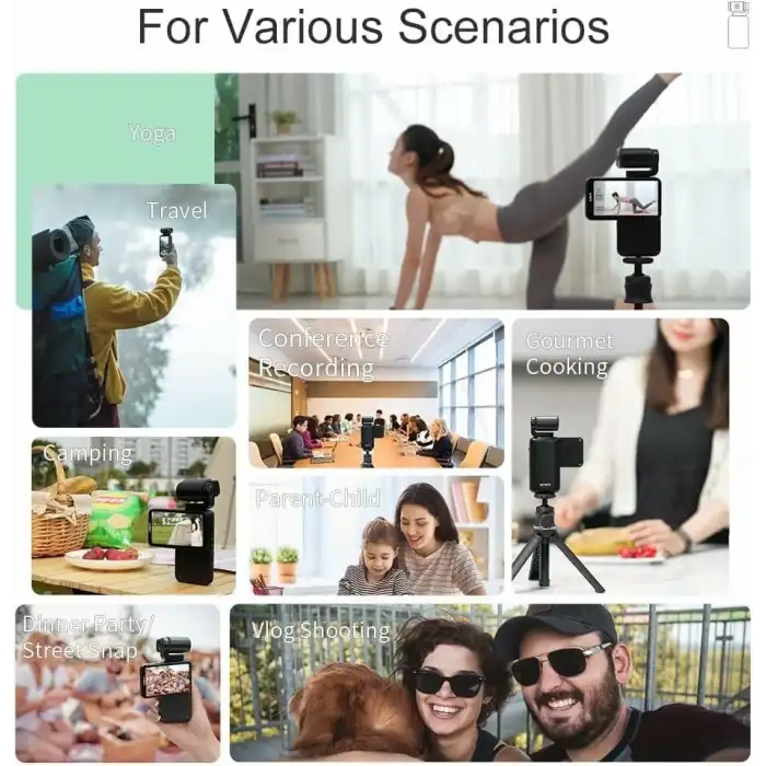 ORDRO M3 5K UHD Kamera, 3.5 Inc Döndürülebilir Dokunmatik Ekran, 3250mAh