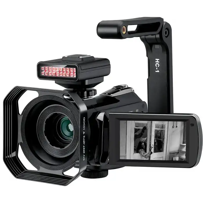 ORDRO UHD Gece Görüşlü Video Kamera - Vlog Hayalet Avcılık Kamerası 4K