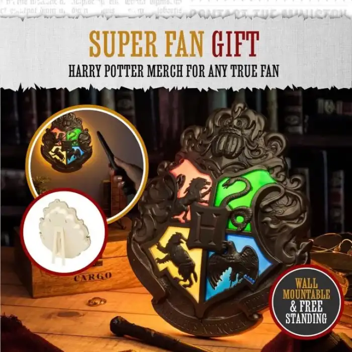 Paladone Harry Potter Hogwarts Arması Işık Tabelası