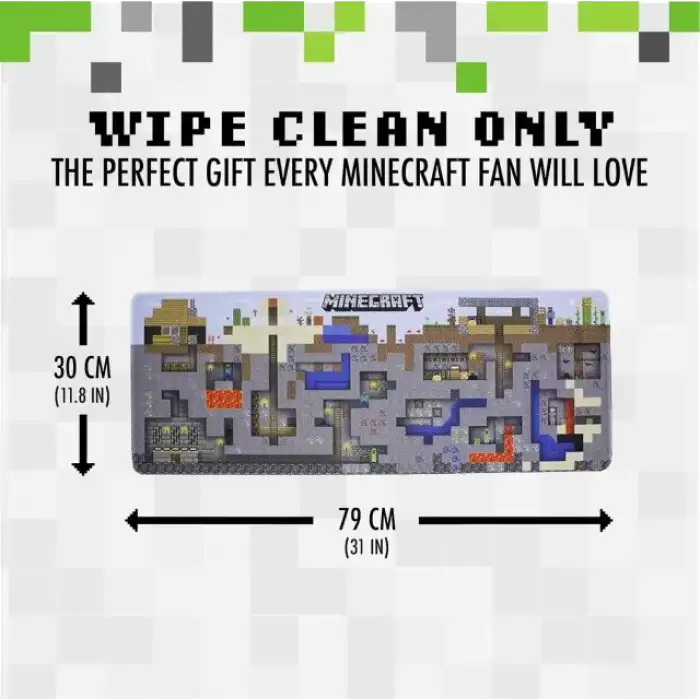 Paladone Minecraft Madencilik Dünyası Büyük Oyun Mouse Padi