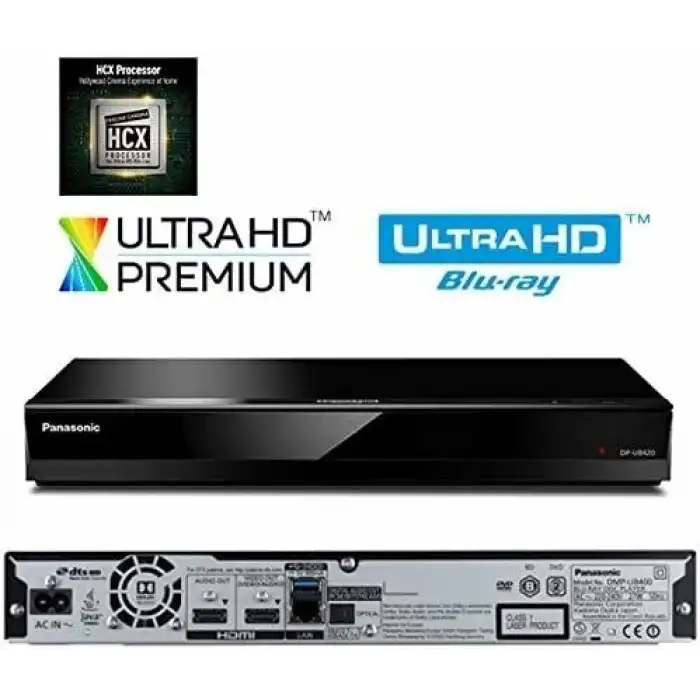 Panasonic UB420P 4K UltraHD HDMI Çoklu Sistem Blu Ray Disk DVD Oynatıcı
