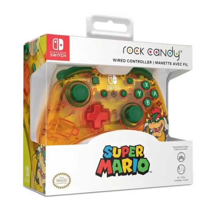 PDP Rock Candy Gelişmiş Kablolu Power Nintendo Switch Pro Denetleyici