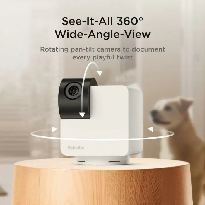 Petcube Cam 360 Kamera - Üstün Etkileşimli WiFi Evcil Hayvan ve Ev Güvenliği