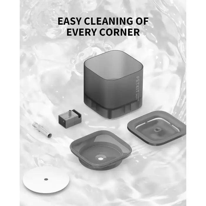 PETKIT Kablosuz Köpek Kedi Pompalı Su Çeşmesi - Gri