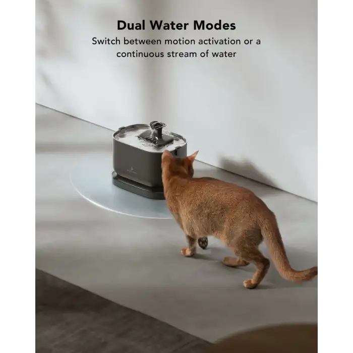PETLIBRO Evcil Hayvan Çeşmesi Kablosuz Pille Çalışan - Siyah