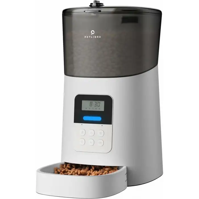 PETLIBRO Otomatik Kuru Mama Kabı 6L - Zaman Ayarlıdır - Beyaz