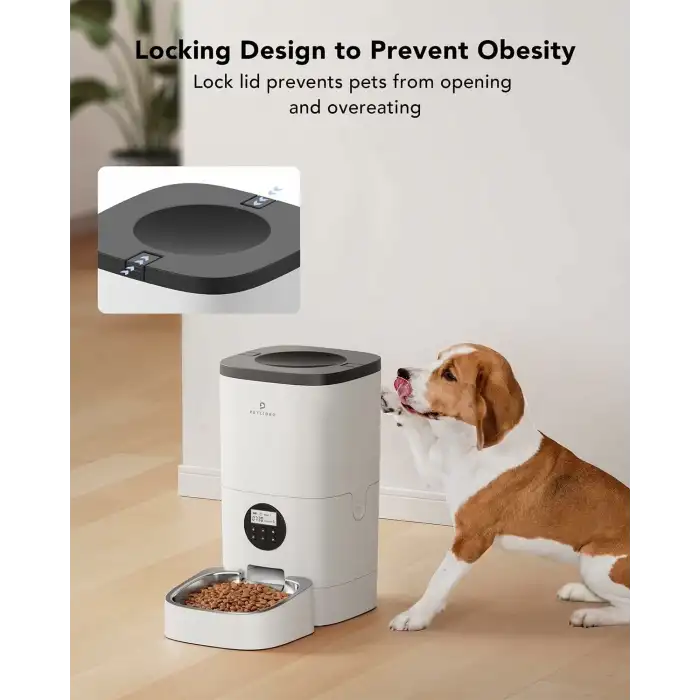 PETLIBRO Özel Besleme Programıyla, Otomatik Maması Dağıtıcısı 6L - Beyaz