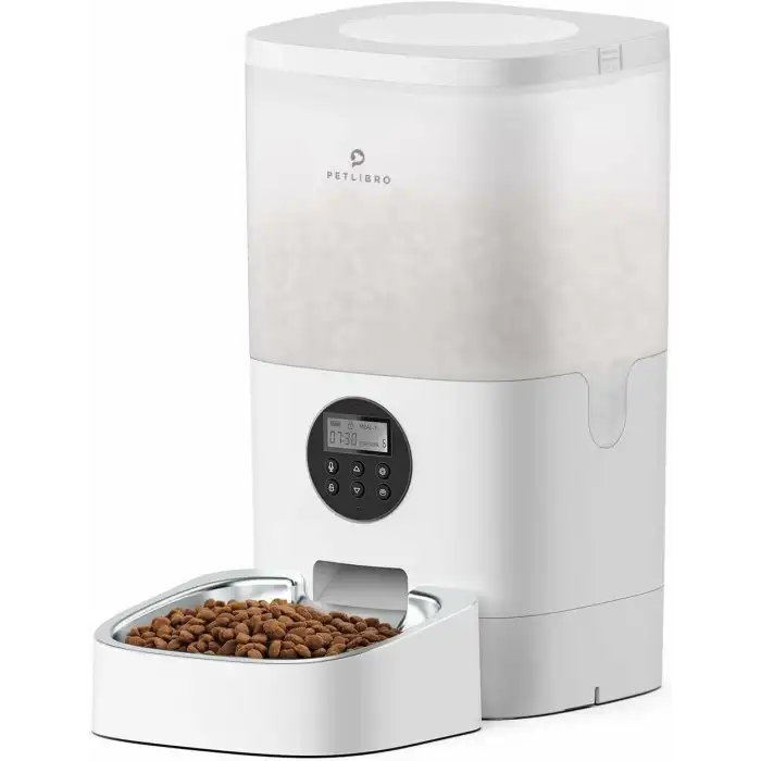 PETLIBRO Özel Besleme Programıyla, Otomatik Maması Dağıtıcısı 6L - Şeffaf