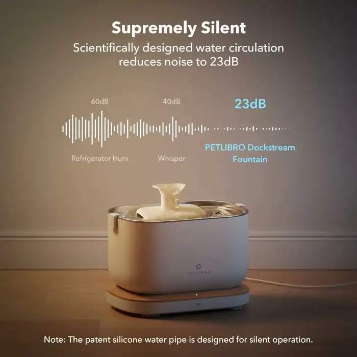 PETLIBRO Uygulama İzlemeli Kablosuz Pompalı Kedi Su Çeşmesi - Beyaz