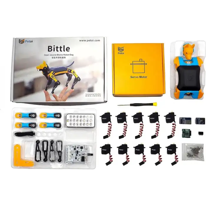 Petoi Bittle Robot Köpek STEM Kiti - Kodlama Robotu Yapı Kiti