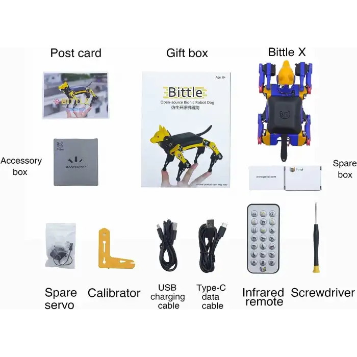 Petoi Robot Köpek Bittle X (Önceden Monte Edilmiş) Robotik Kiti