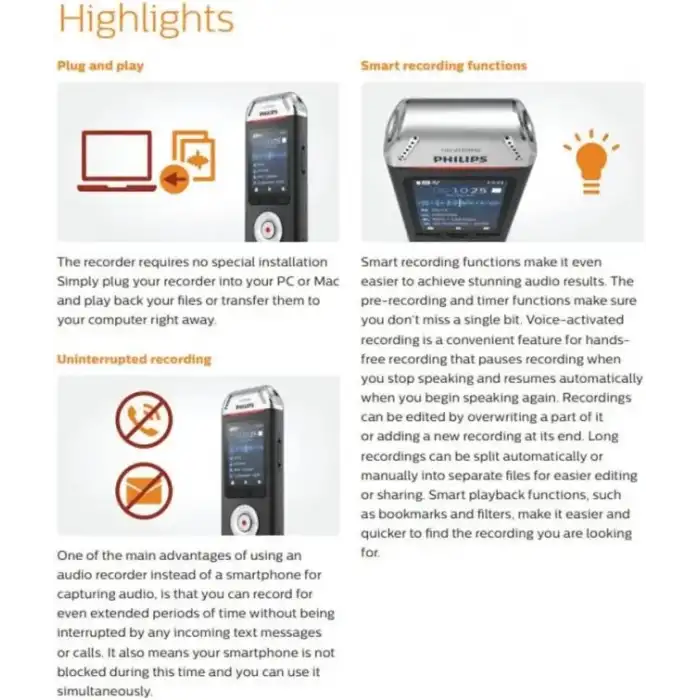 PHILIPS DVT2110 Ses Tracer Dijital