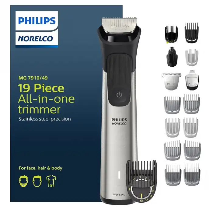 Philips Norelco Multigroom Serisi 7000, Erkek Bakım Seti MG7910/49
