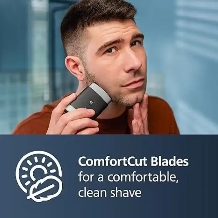 Philips Norelco Taşınabilir Erkek Islak/Kuru Yüz Tıraş Makinesi Şarjlı - PQ888/81