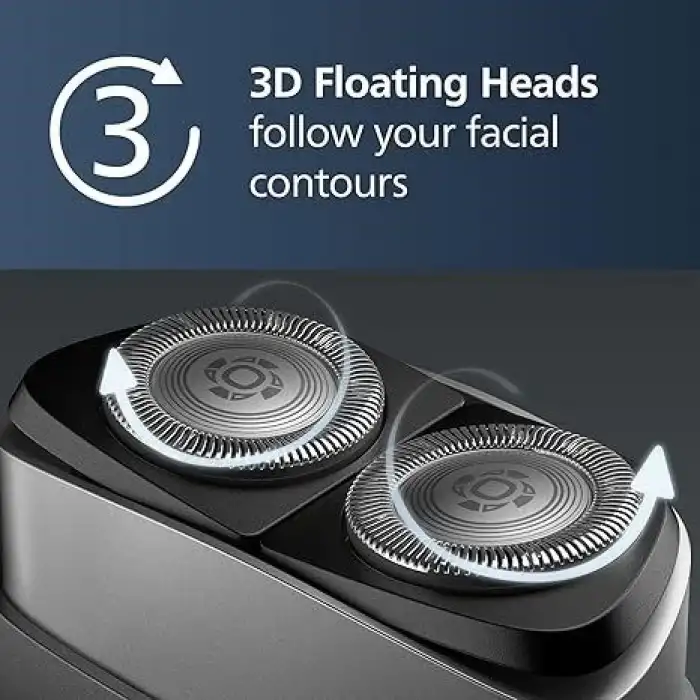 Philips Norelco Taşınabilir Erkek Islak/Kuru Yüz Tıraş Makinesi Şarjlı - PQ888/81