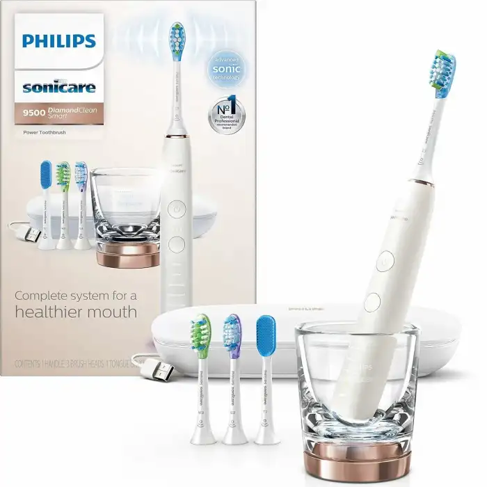 Philips Sonicare DiamondClean Smart 9500 Elektrikli Diş Fırçası - Rose Gold