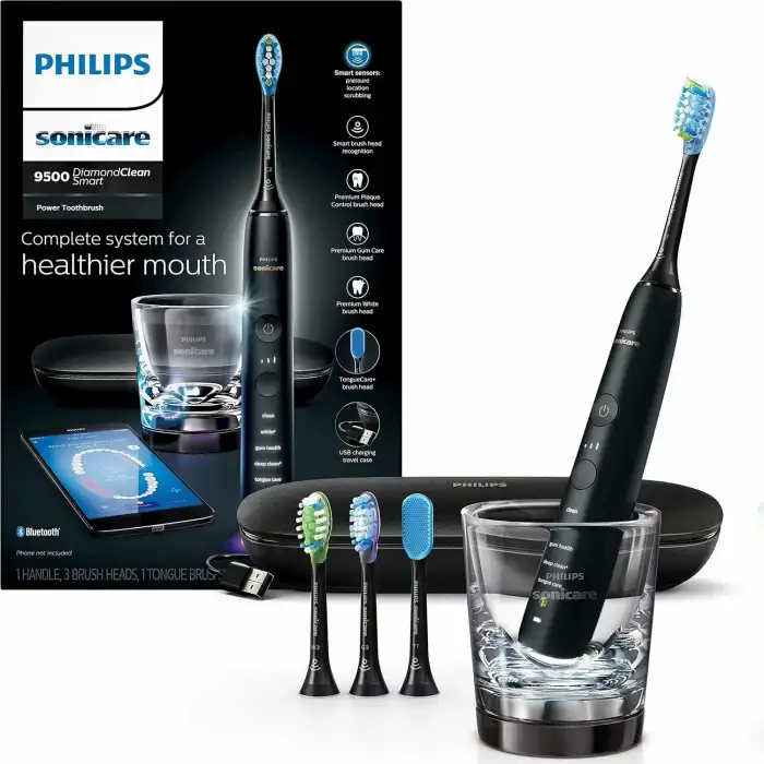 Philips Sonicare DiamondClean Smart 9500 Elektrikli Diş Fırçası - Siyah