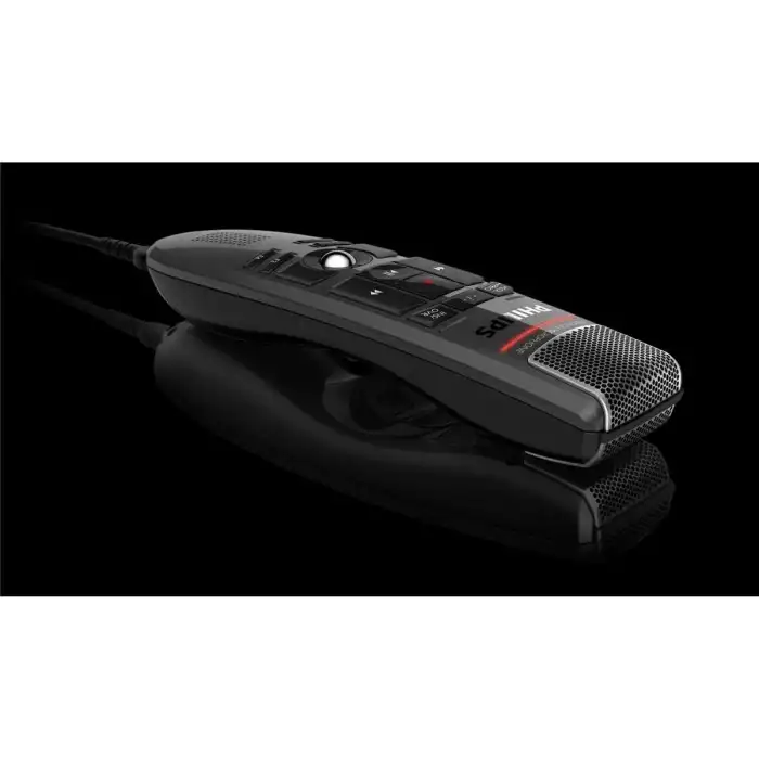 Philips SpeechMike Premium Dikte USB Mikrofon, Basmalı Düğme