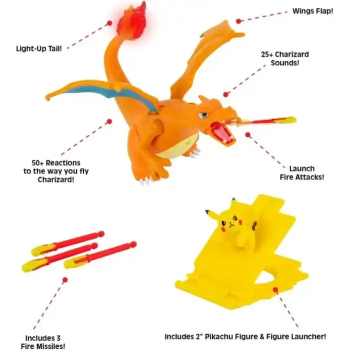 Pokemon Charizard Deluxe Özellik Figürü