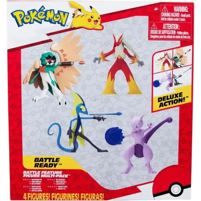 Pokemon Savaşı Figürleri 4 Paketi