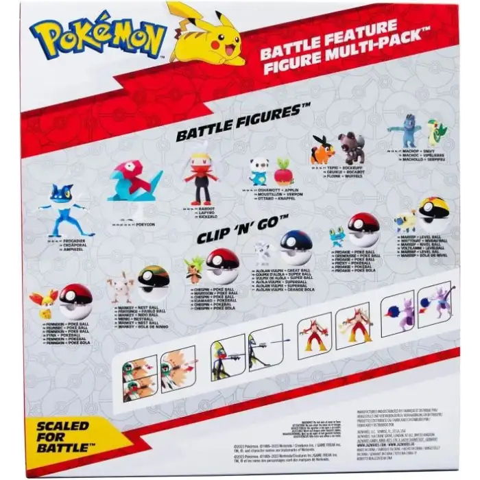 Pokemon Savaşı Figürleri 4 Paketi
