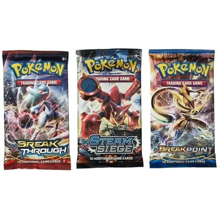 Pokemon TCG: 3 Booster Paketleri 30 Oyun Kartı