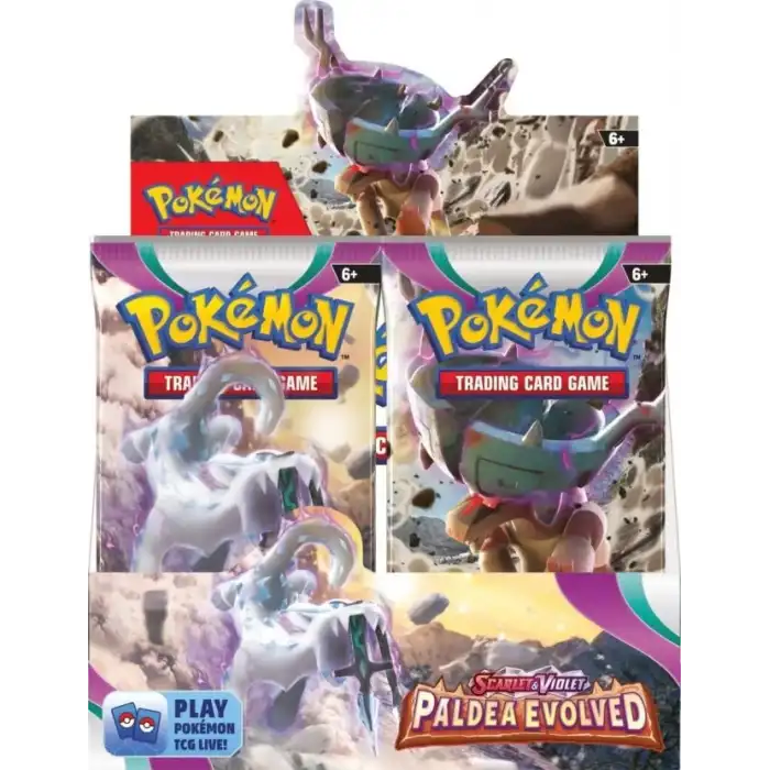 Pokemon TCG - Paldea Evolved Booster Ekran Kutusu Tekli