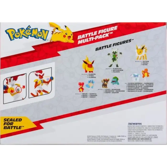 Pokemon Temalı Savaş Figürü Seti