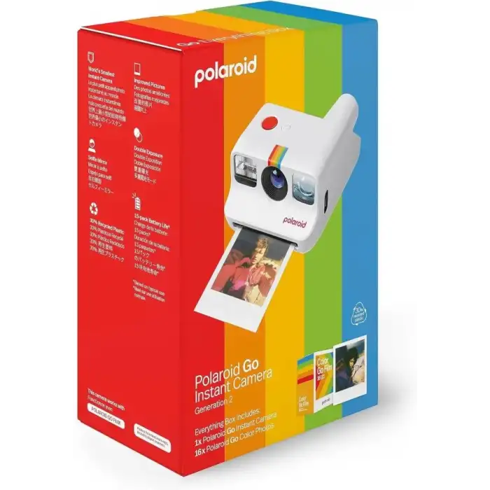 Polaroid Go Gen2 - Mini Şipşak Kamera + Film - 16 Fotoğraf (6282)