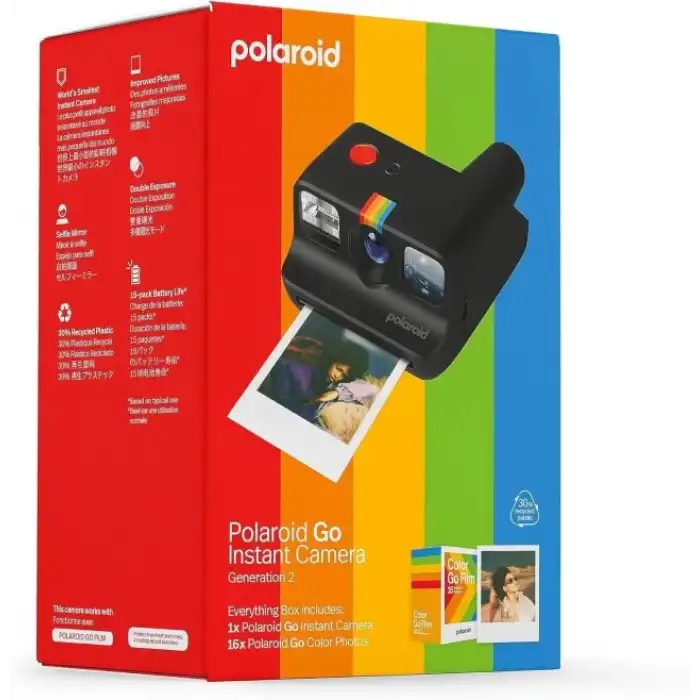 Polaroid Go Gen2 - Mini Şipşak Kamera + Film - 16 Fotoğraf (6282)