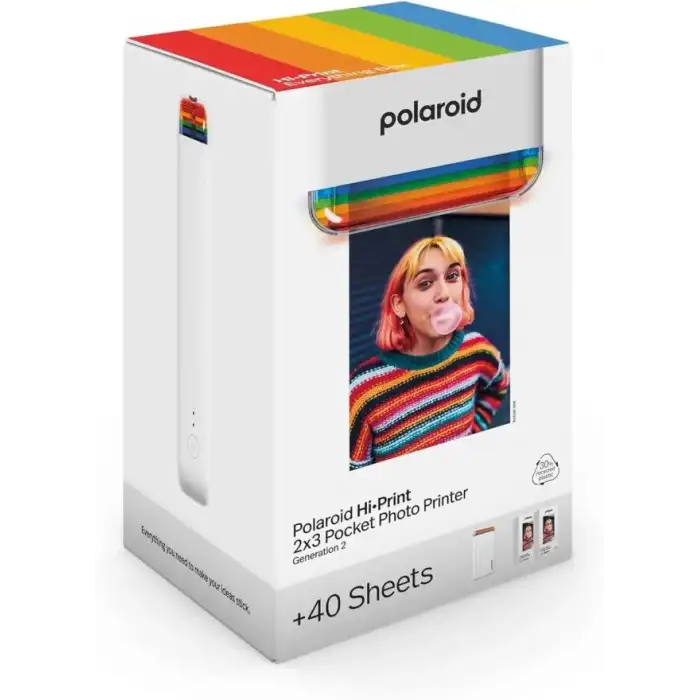 Polaroid Hi-Print - Bluetooth Fotoğraf Yazıcısı ve Kağıt İkili Paketi