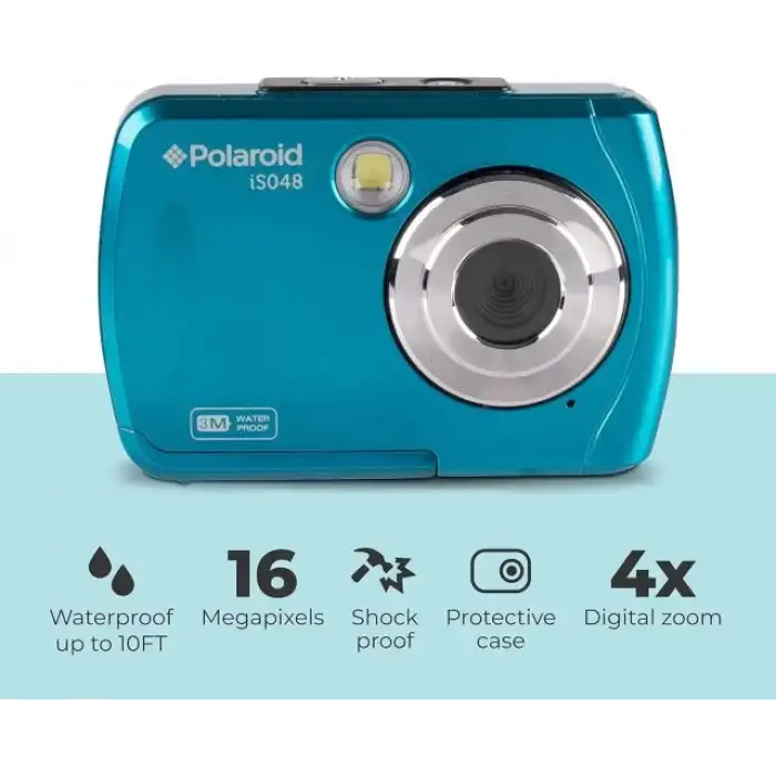 Polaroid IS048 Su Geçirmez Anında Paylaşımlı Dijital Fotoğraf Makinesi