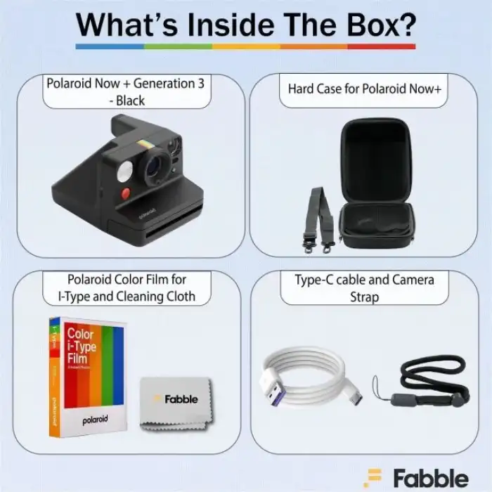 Polaroid Now+ 2. Nesil I-Tipi Anında Filmli Bluetooth Kamera