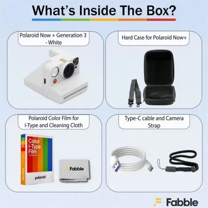 Polaroid Now+ 2. Nesil I-Tipi Anında Filmli Bluetooth Kamera