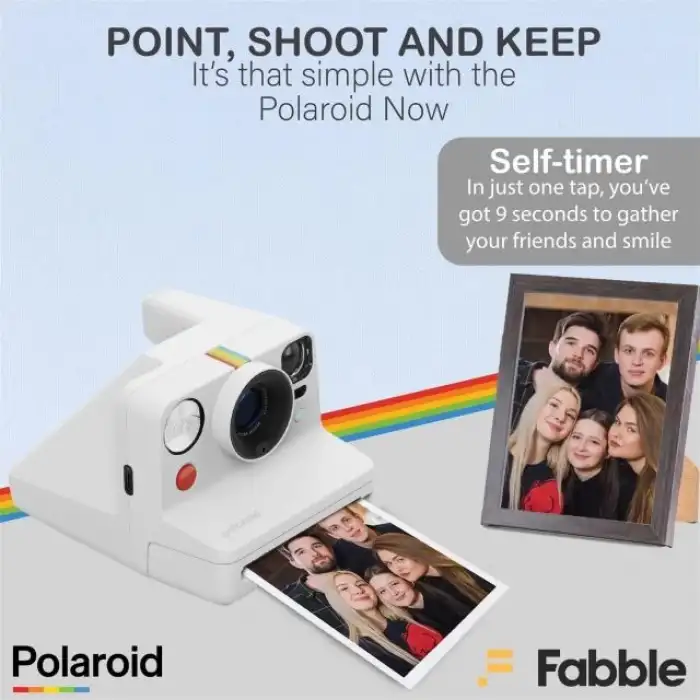 Polaroid Now+ 2. Nesil I-Tipi Anında Filmli Bluetooth Kamera