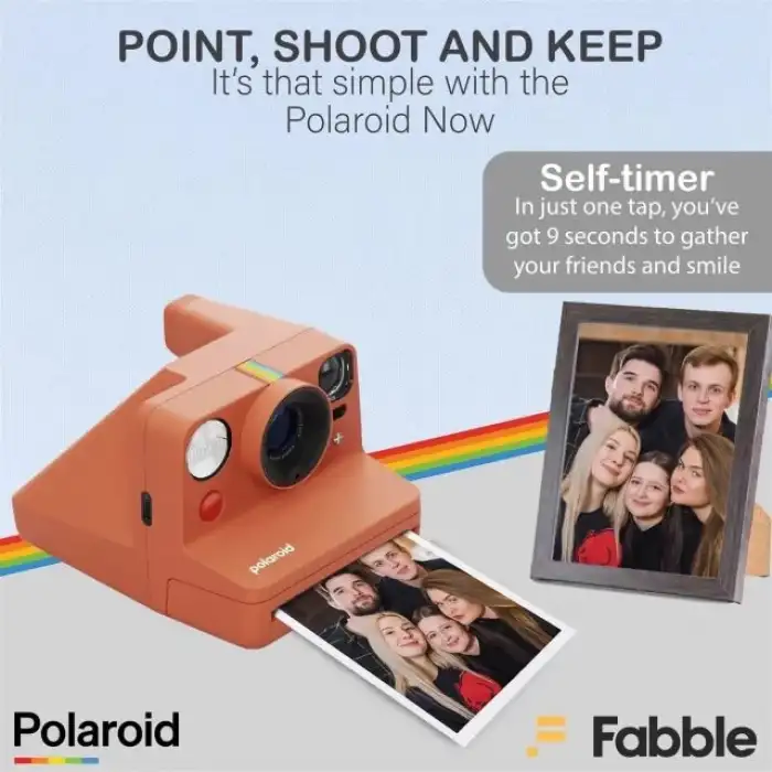 Polaroid Now+ 2. Nesil I-Tipi Anında Filmli Bluetooth Kamera