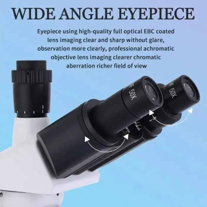 Poothoh Bileşik trinoküler Mikroskop 40X-5000X Büyütme