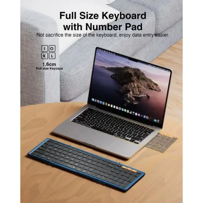 ProtoArc Katlanabilir Bluetooth Klavye