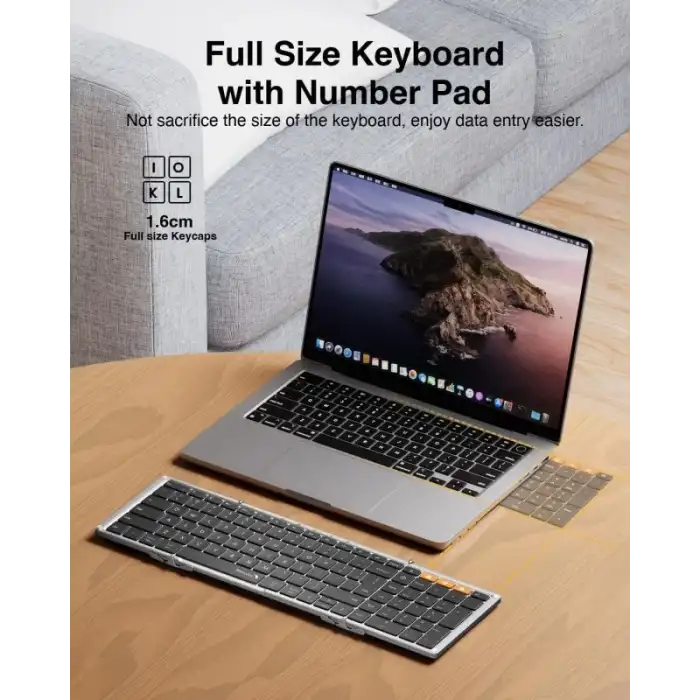 ProtoArc Katlanabilir Bluetooth Klavye