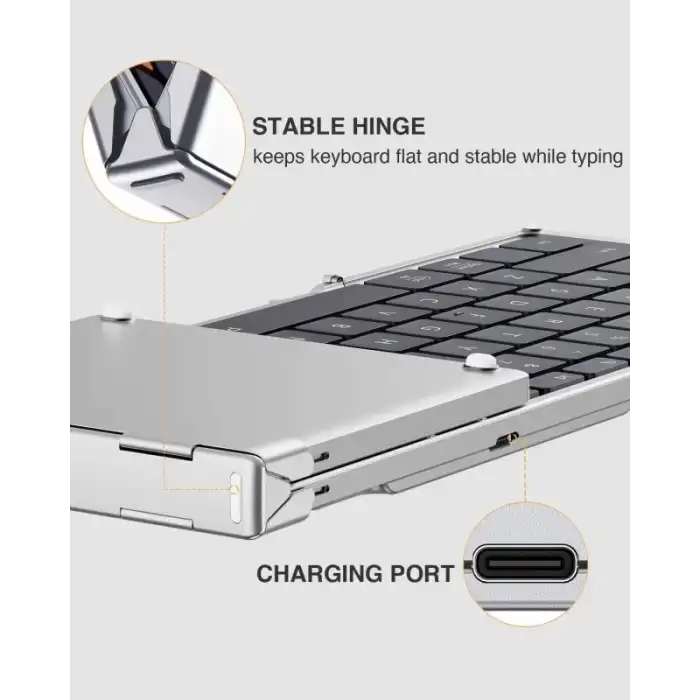 ProtoArc Katlanabilir Bluetooth Klavye