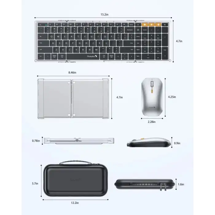 ProtoArc XKM01 Katlanabilir Klavye ve Fare