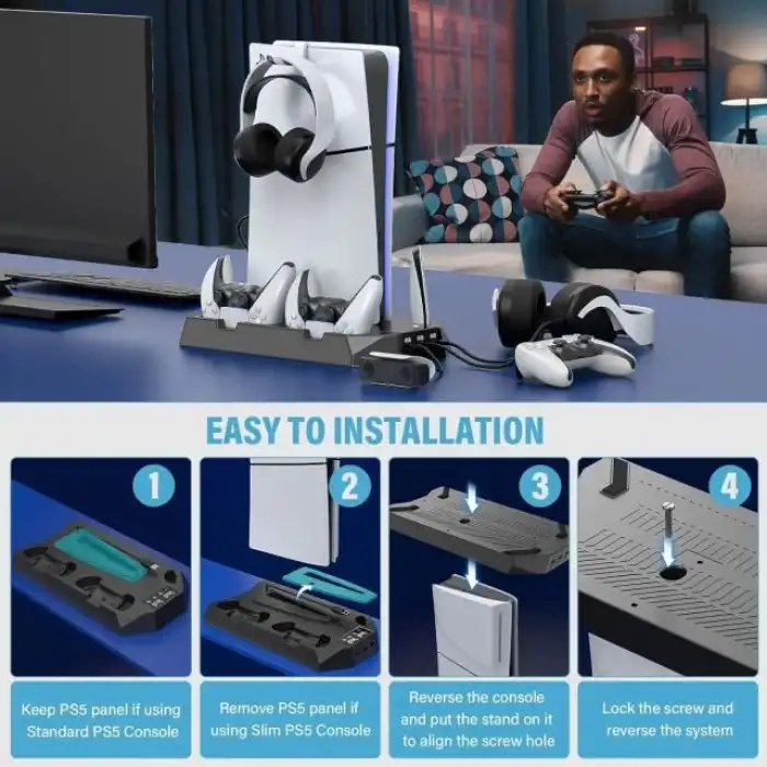 PS5 Standı ve Soğutma İstasyonu