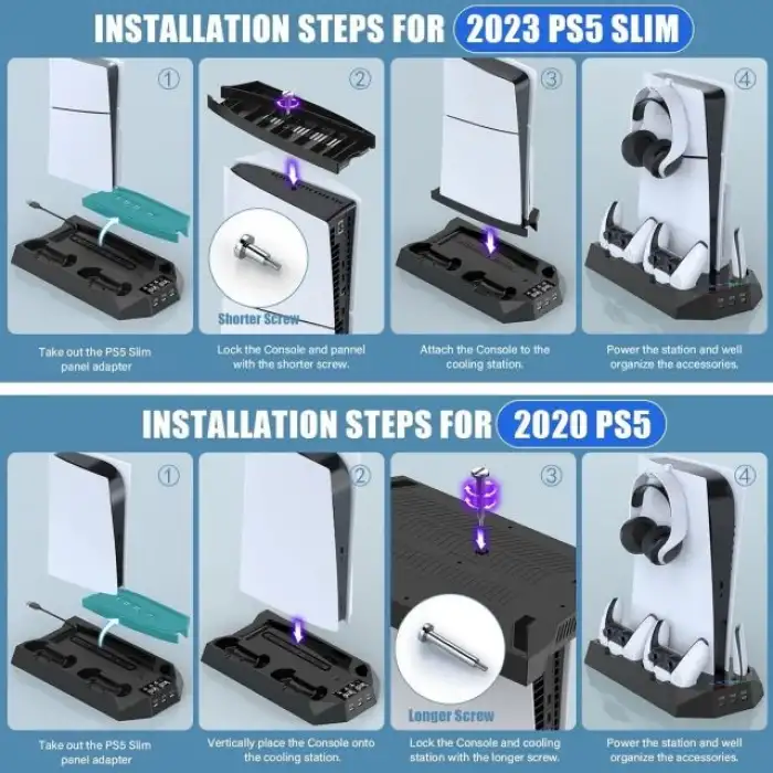 PS5 Standı ve Soğutma İstasyonu
