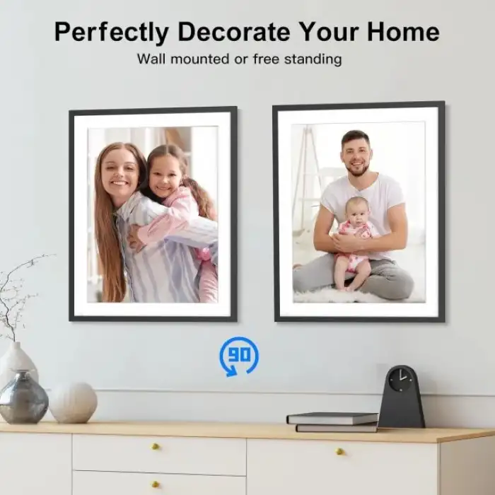 PWOSUN Büyük Dijital Resim Çerçevesi 16.2 İnç