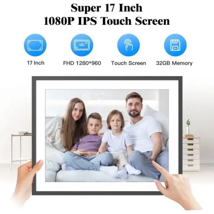 PWOSUN Dijital Resim Çerçevesi 32 GB