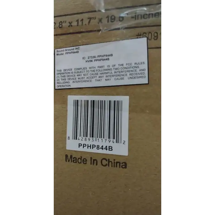 Pyle 400W Taşınabilir Bluetooth PA Hoparlör -Subwoofer Sistemi PPHP844B